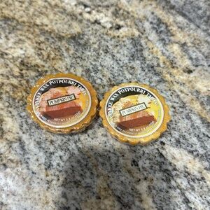 Yankee Candle Retired Pumpkin Pie Wax Tart Melts Lot Of 2